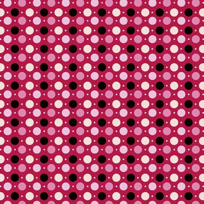 Heidi Grace - Love Blossoms - Dots with Flocking 12x12 paper  (pack of 5)